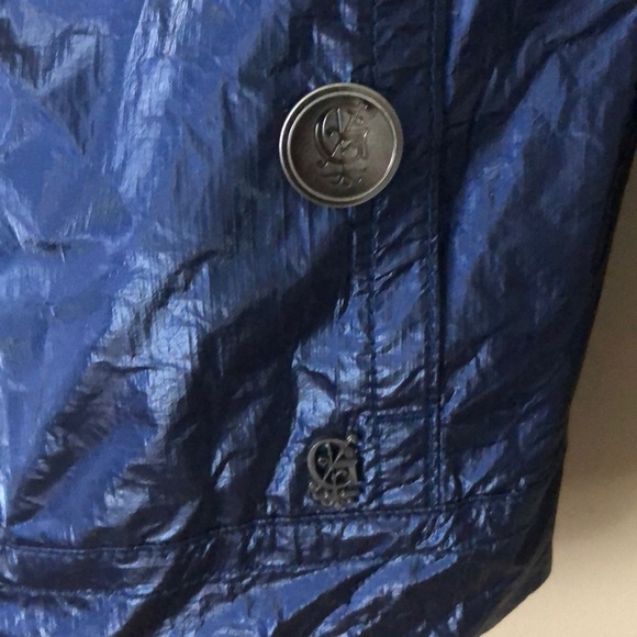 Giacomo the jacket metallic blue jacket - Picture 3 of 5